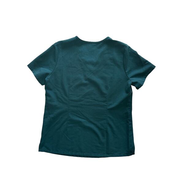 Figs Casma Three-Pocket Scrub Top CARRIBEAN BLUE Medium - Picture 3 of 6